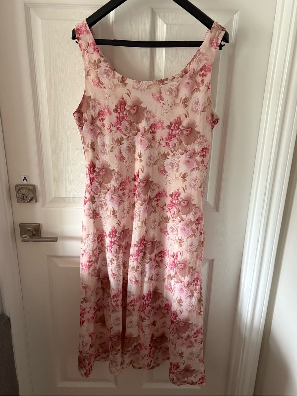 Y2K K Studio Pink Floral Midi Dress Size 18 Cottagecore Romantic - Picture 2 of 3